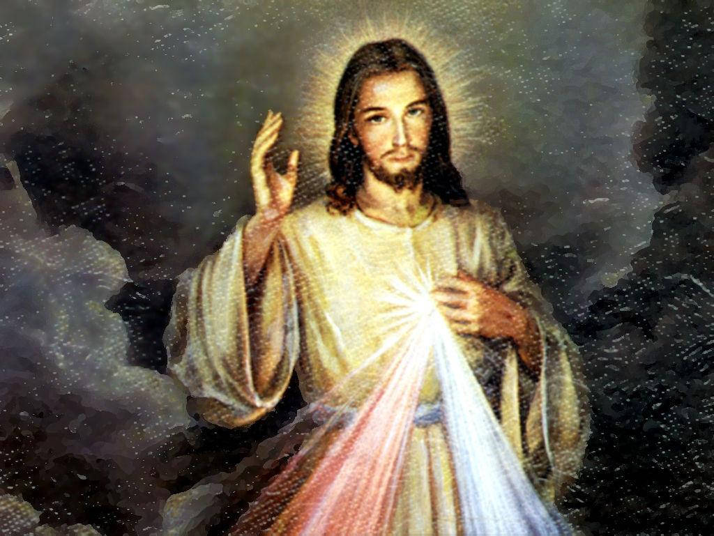 Jesus’ Divine Mercy Painting Background