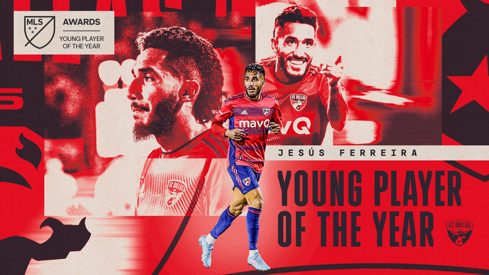 Jesus Ferreira Fc Dallas Player Award Background