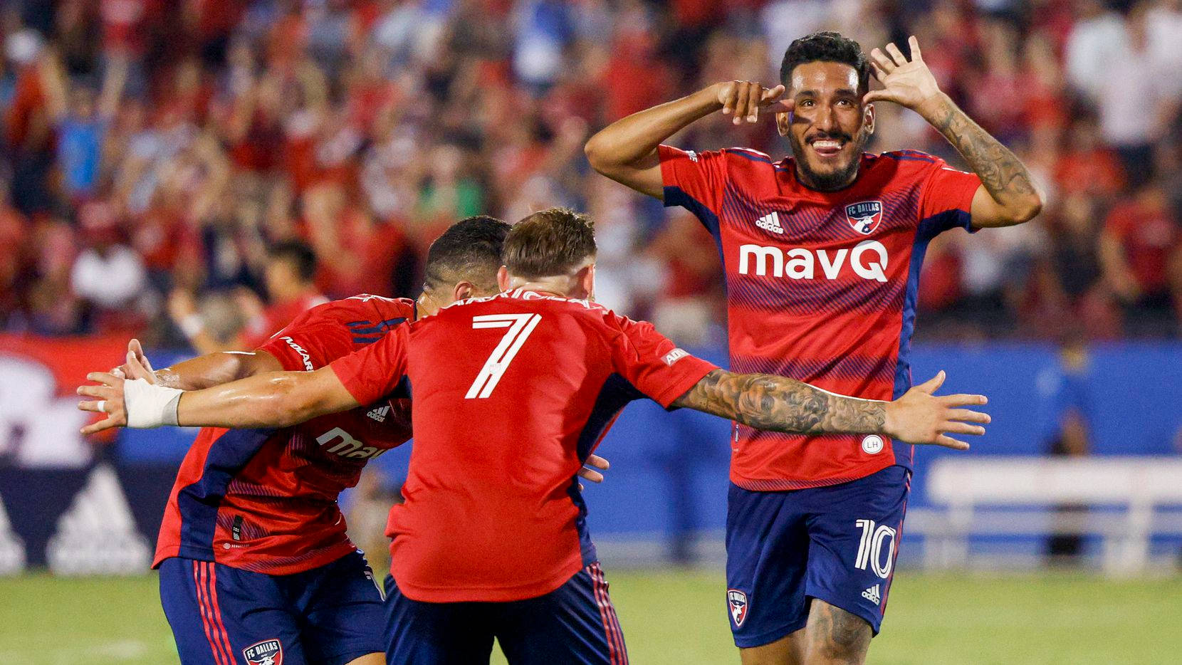 Jesus Ferreira Fc Dallas Team Celebration