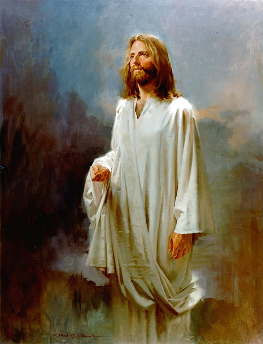 Jesus Is King Painting Background