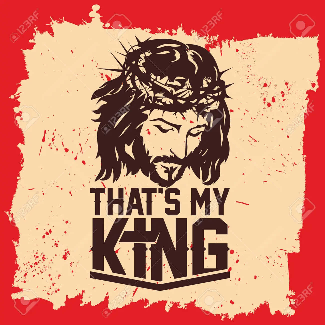 Jesus Is King - Trust In His Plan Background