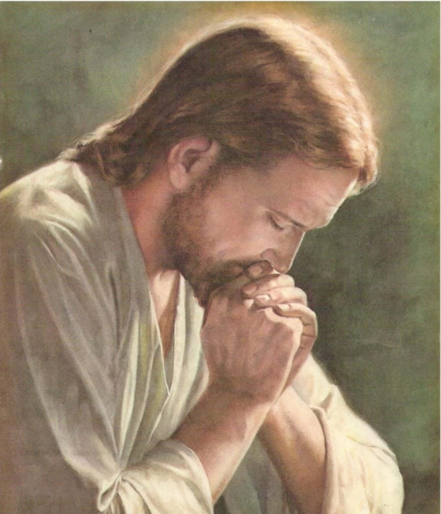 Jesus Praying In The Garden Of Gethsemane