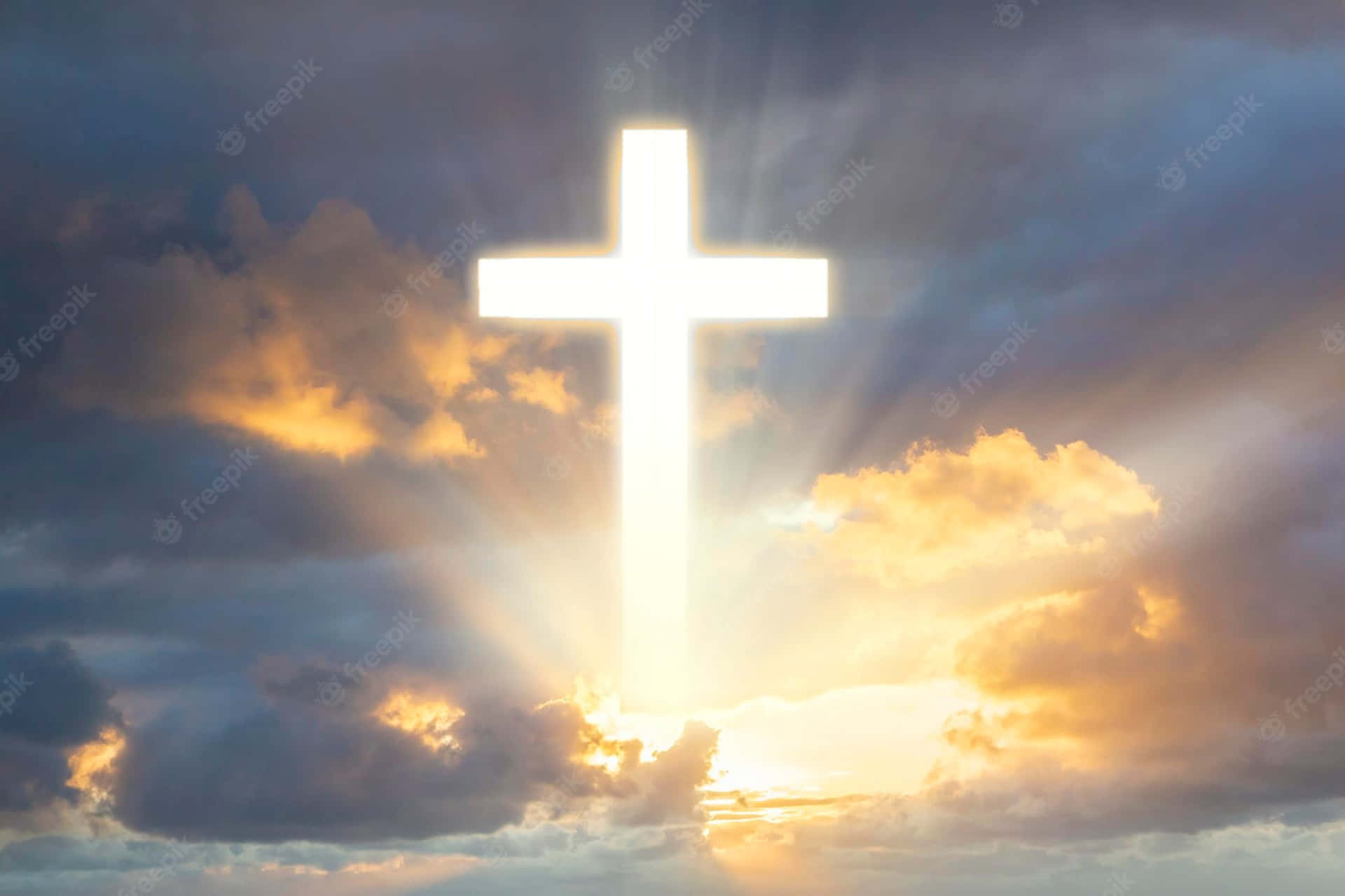Jesus Saves - Receive And Experience Eternal Life Background