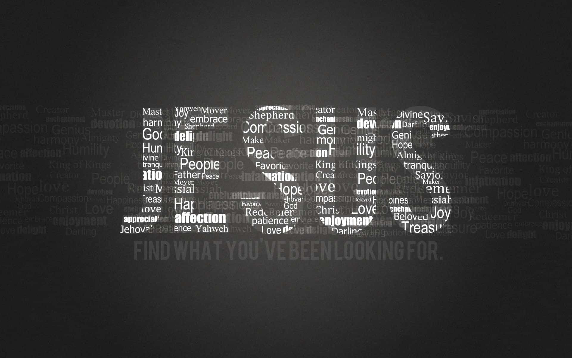 Jesus Text Background Background