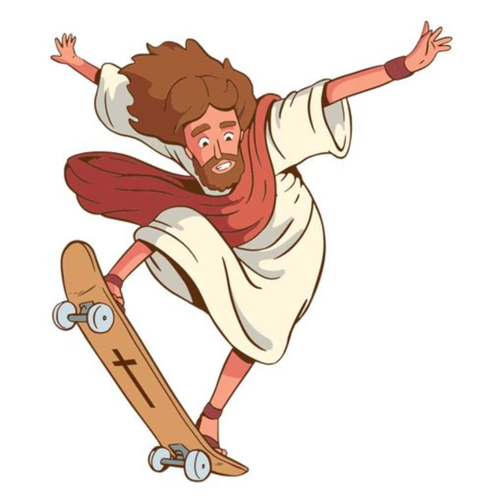 Jesus - The Coolest Guy Around Background