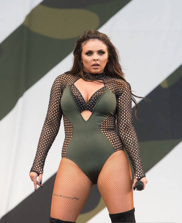 Jesy Nelson Performing Live At The V Festival Background