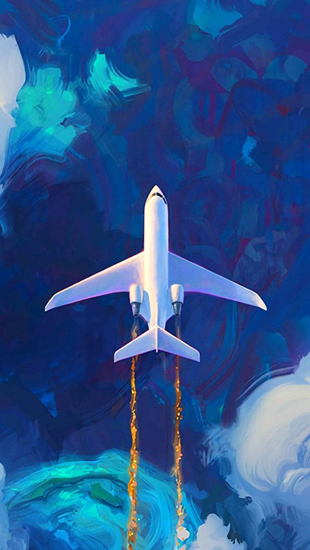 Jet Iphone Digital Painting Background