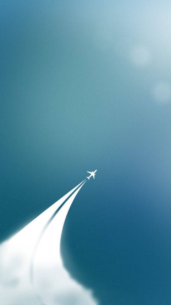 Jet Plane Simple Phone Background