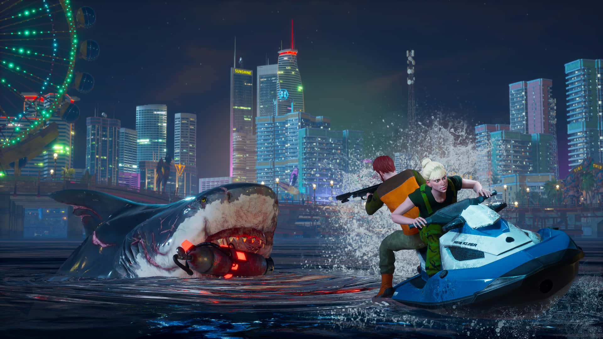 Jet Ski Survival Game