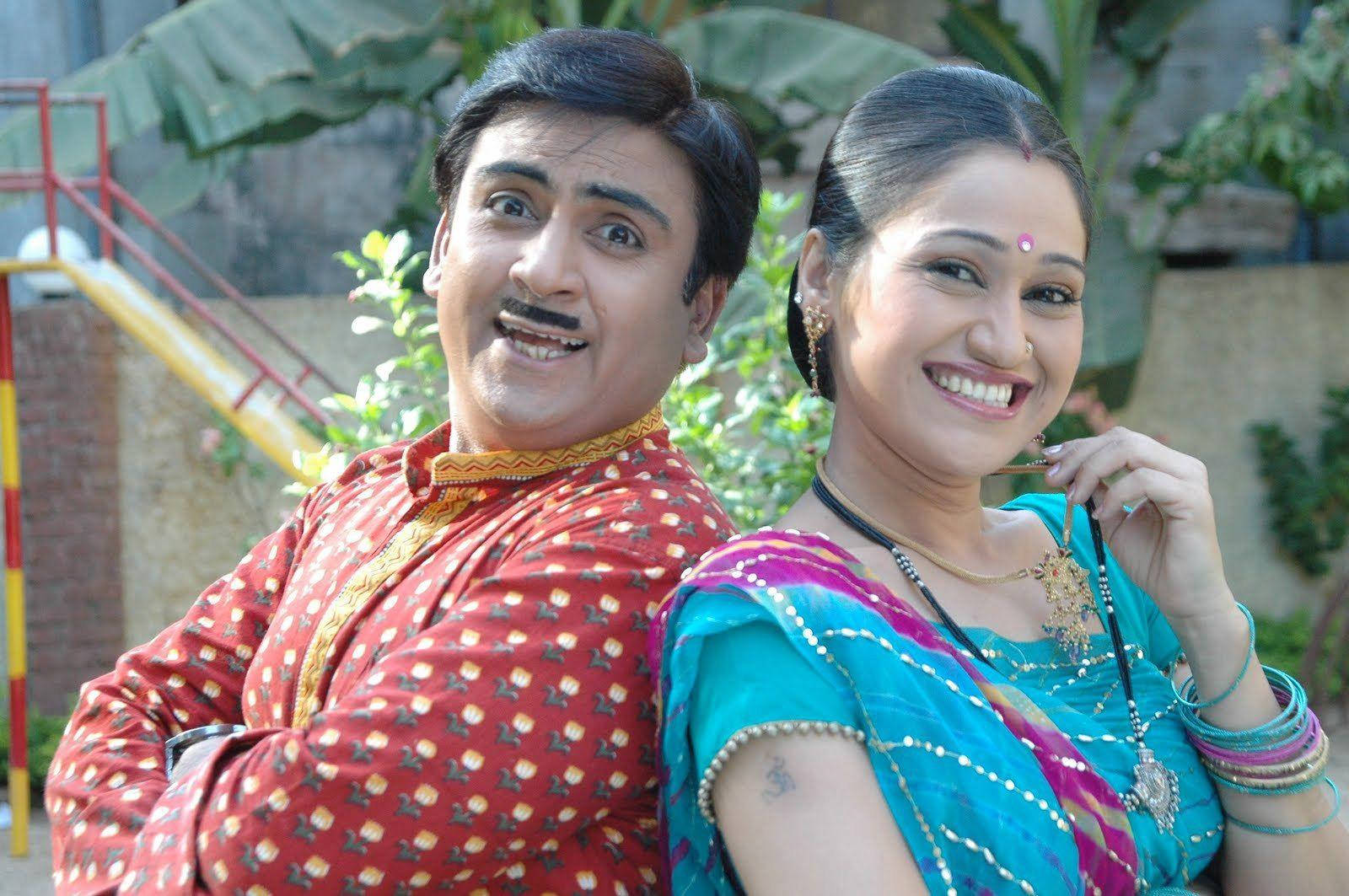 Jethalal And Dayaben Indian Sitcom Characters Background