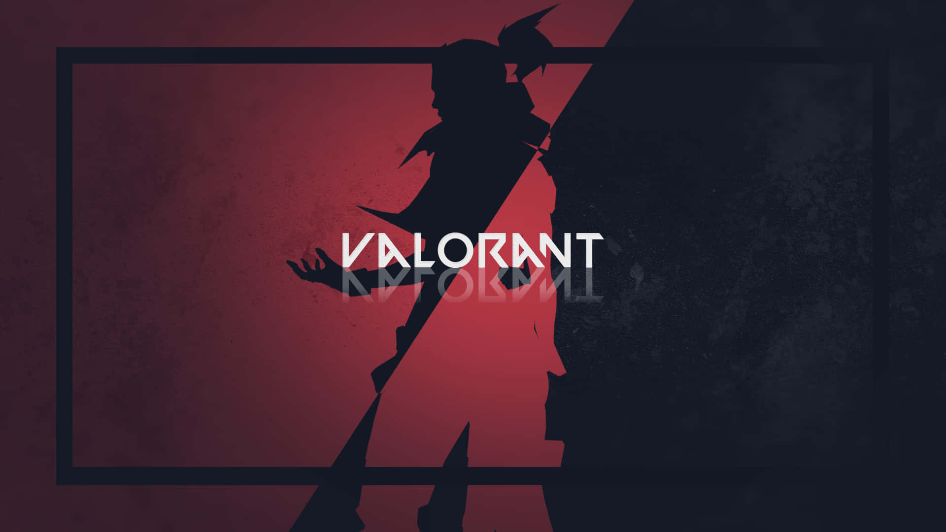 Jett Silhouette Valorant Desktop Game Background