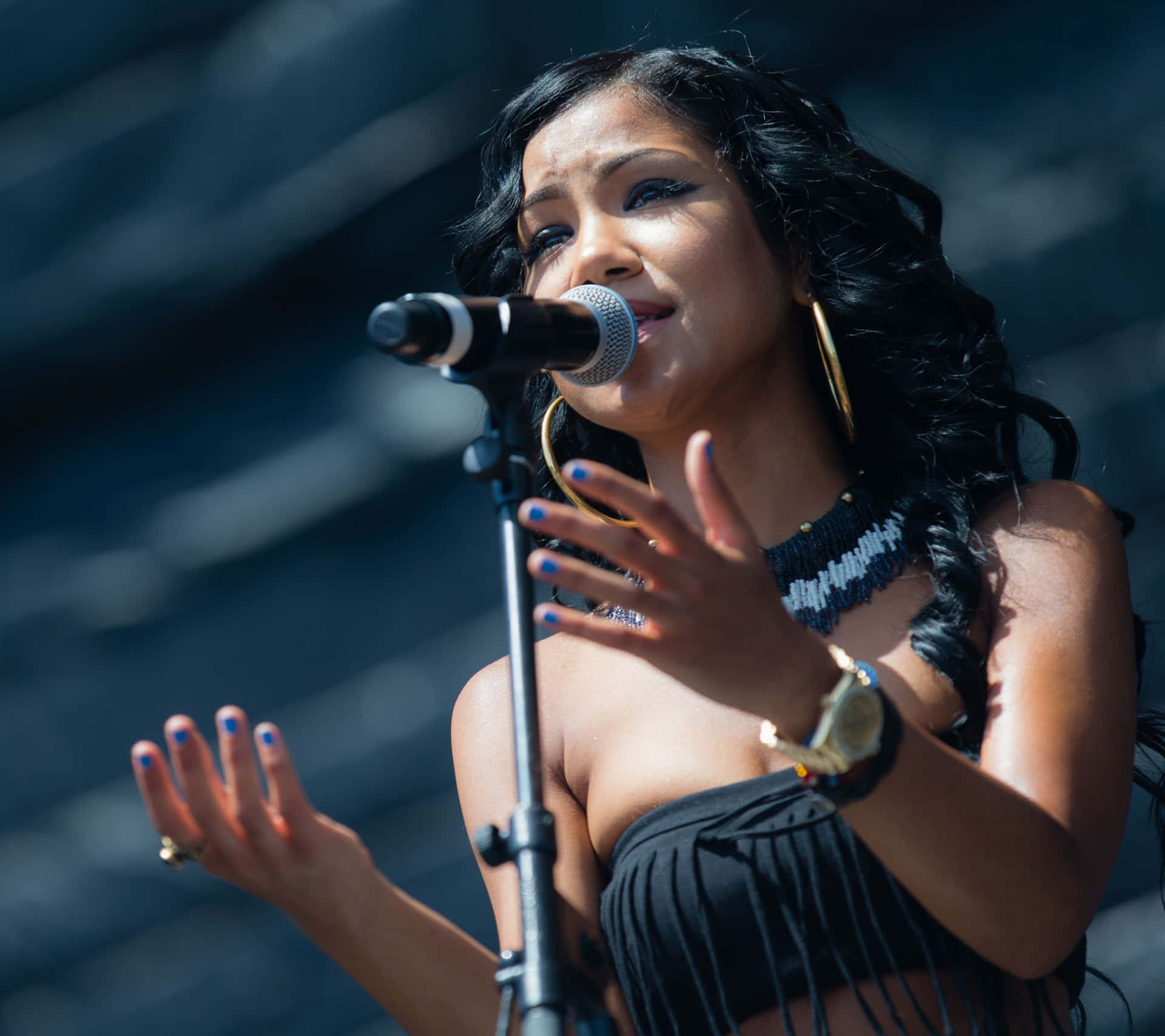 Jhene Aiko Soulful Melodies Wallpaper