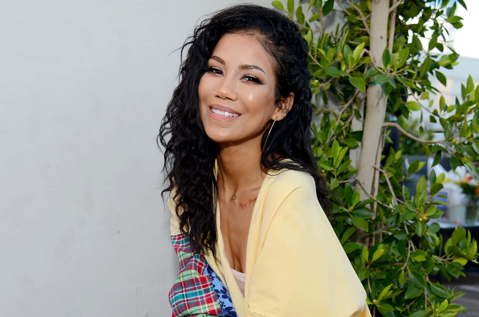 Jhene Aiko Striking A Pose During A Photoshoot