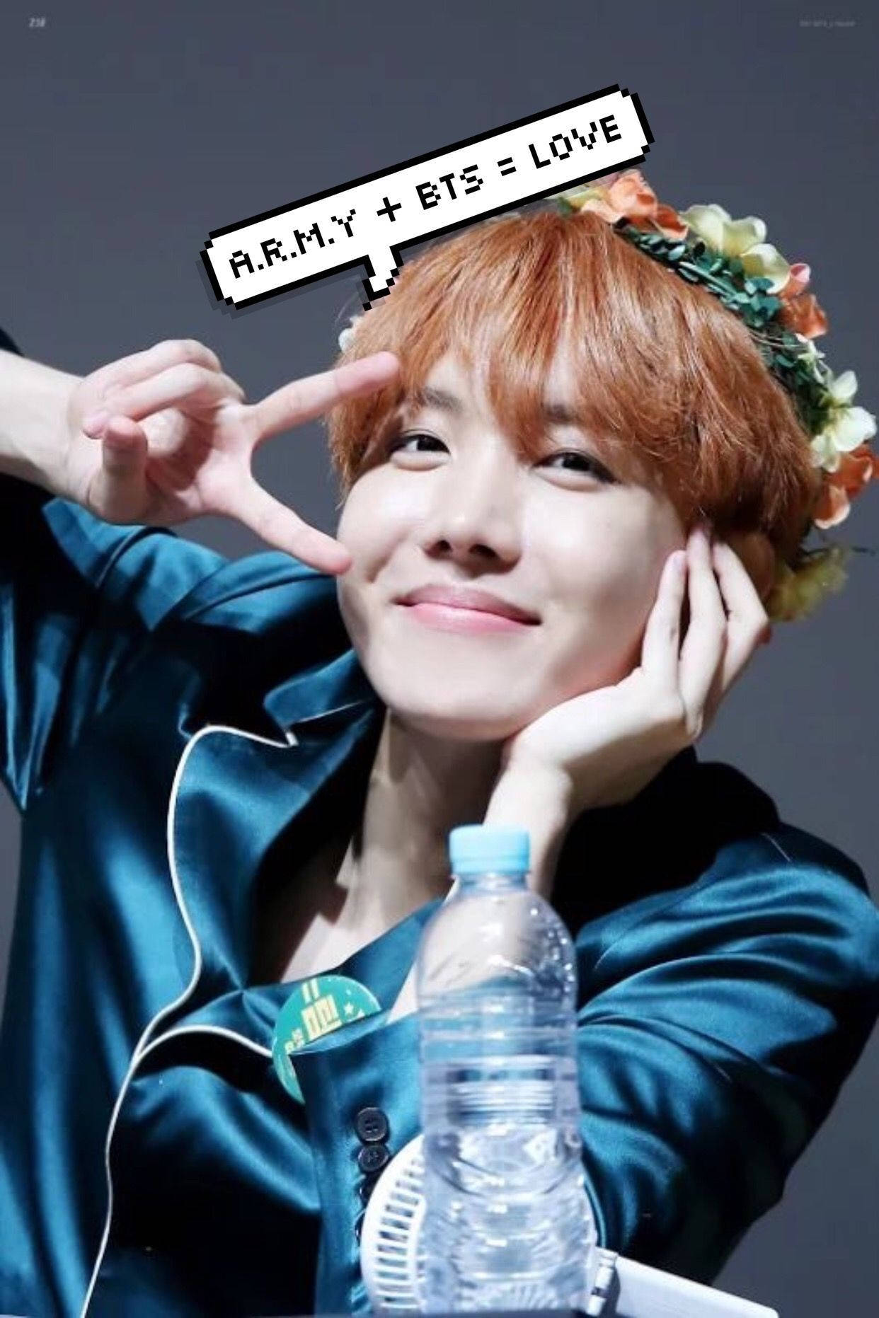 Jhope Cute Peace Sign Background