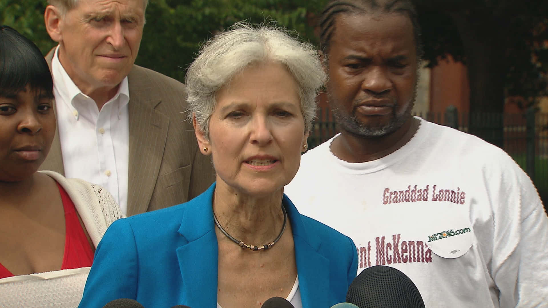 Jill Stein During Presidential Campaign Background