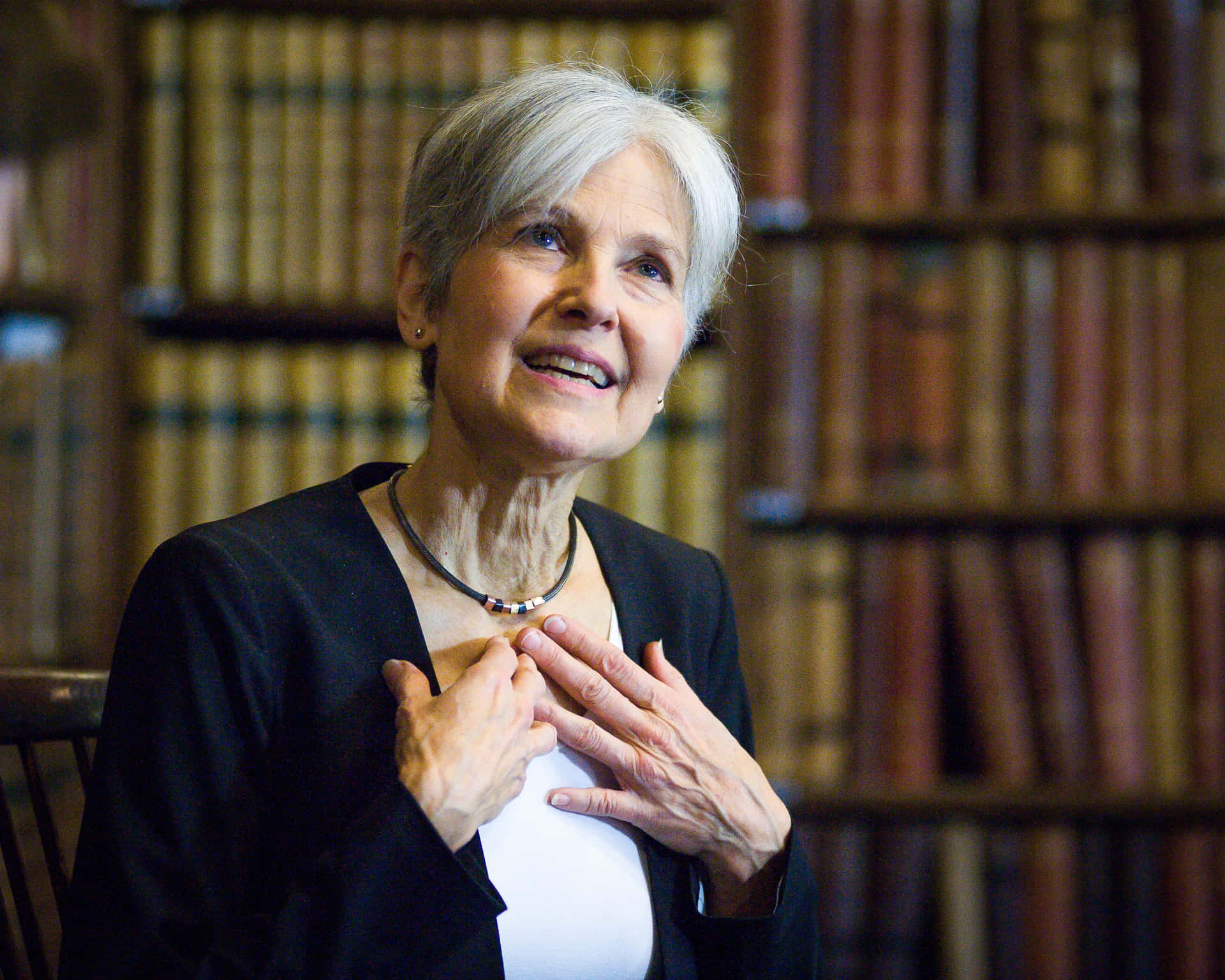 Jill Stein In The Library