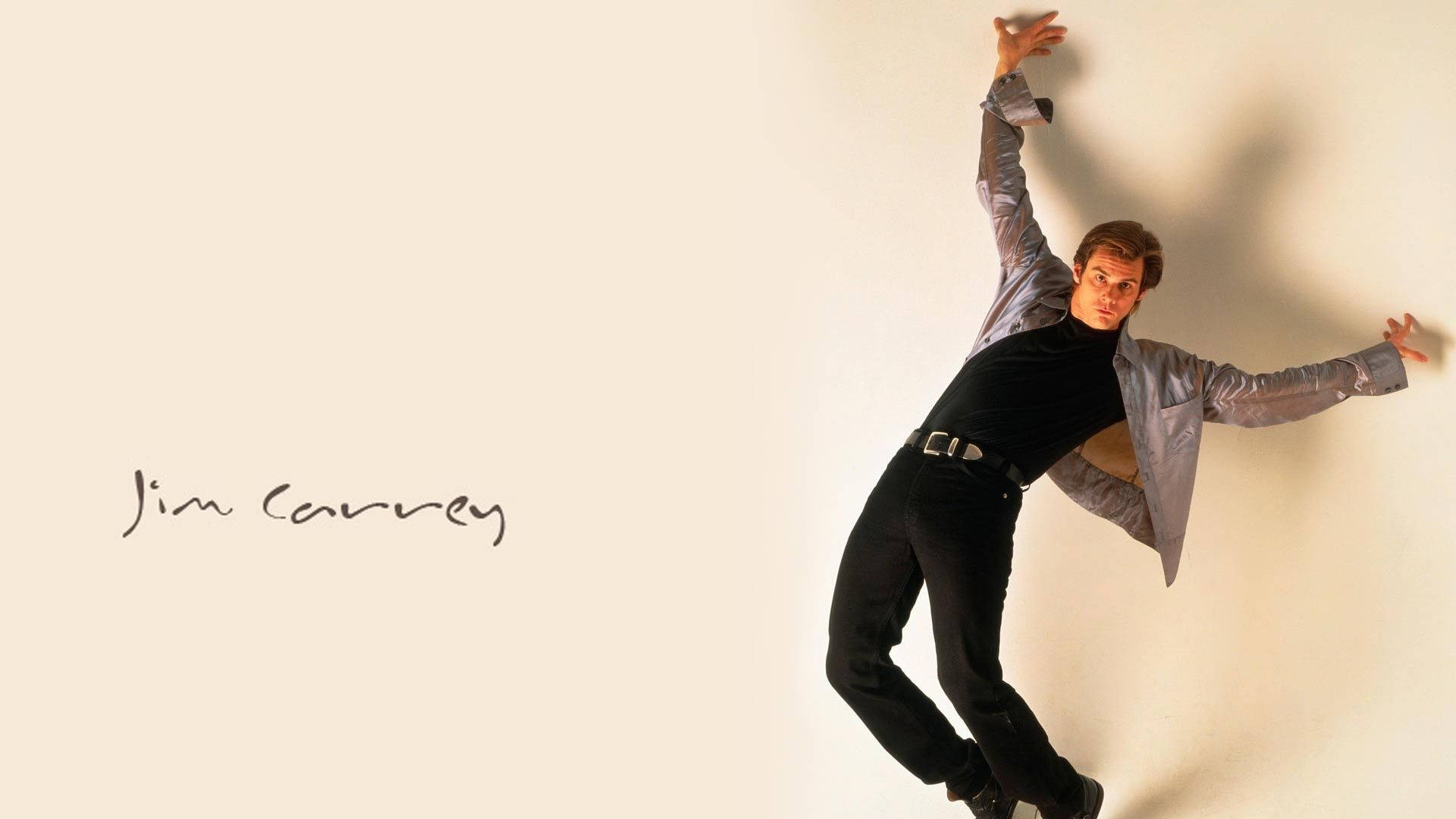 Jim Carrey Ridiculous Pose Background