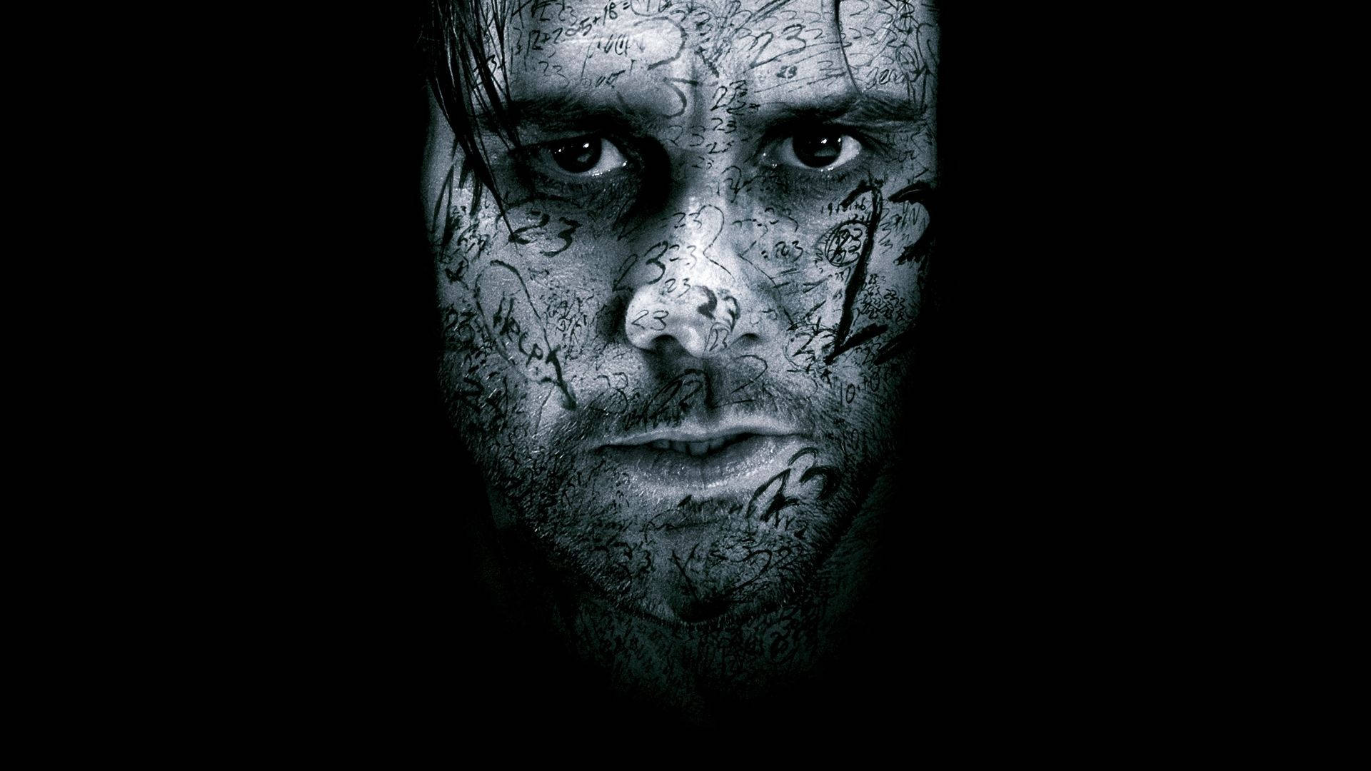 Jim Carrey Tattooed Face Background
