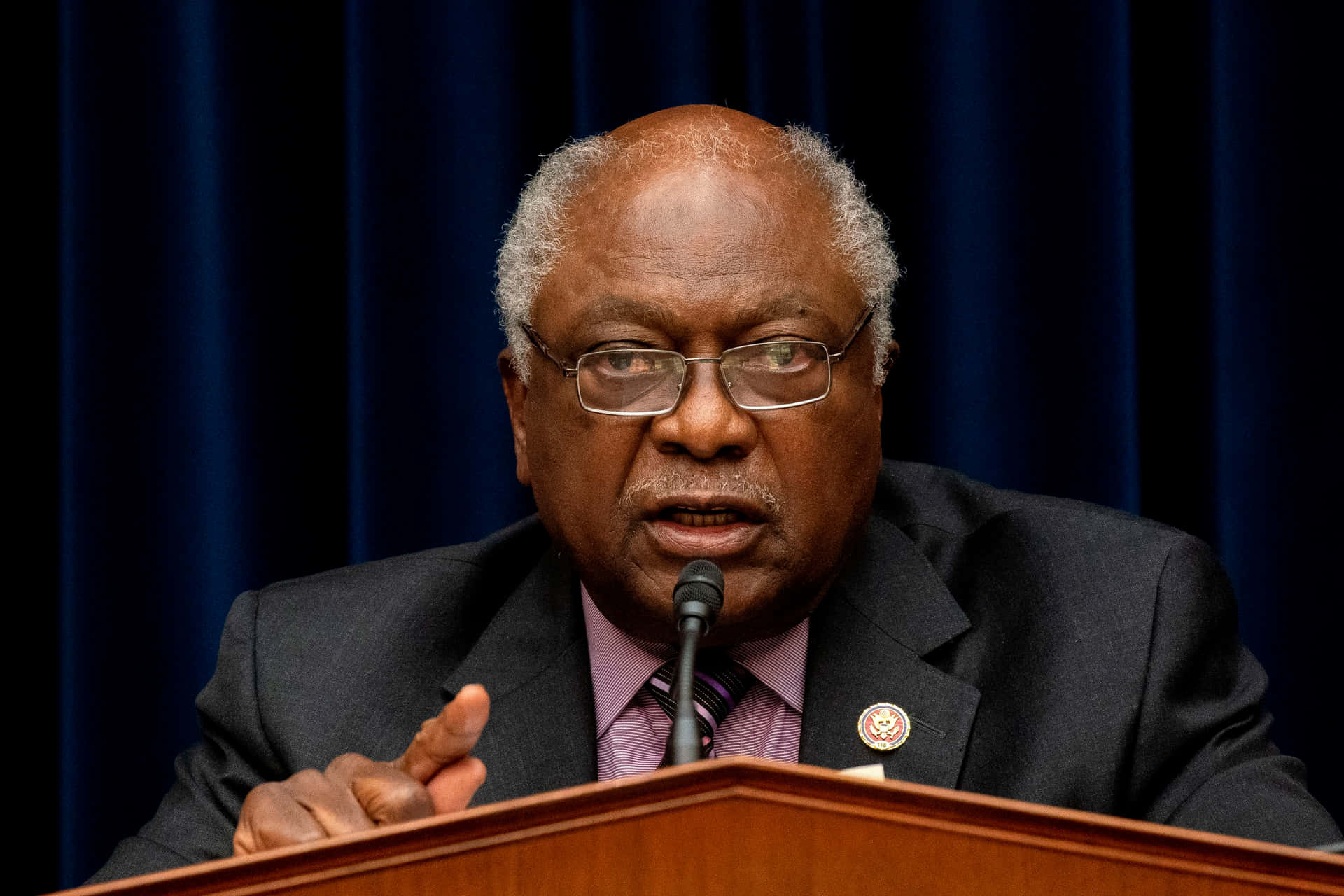 Jim Clyburn Expressing A Point During A Speech