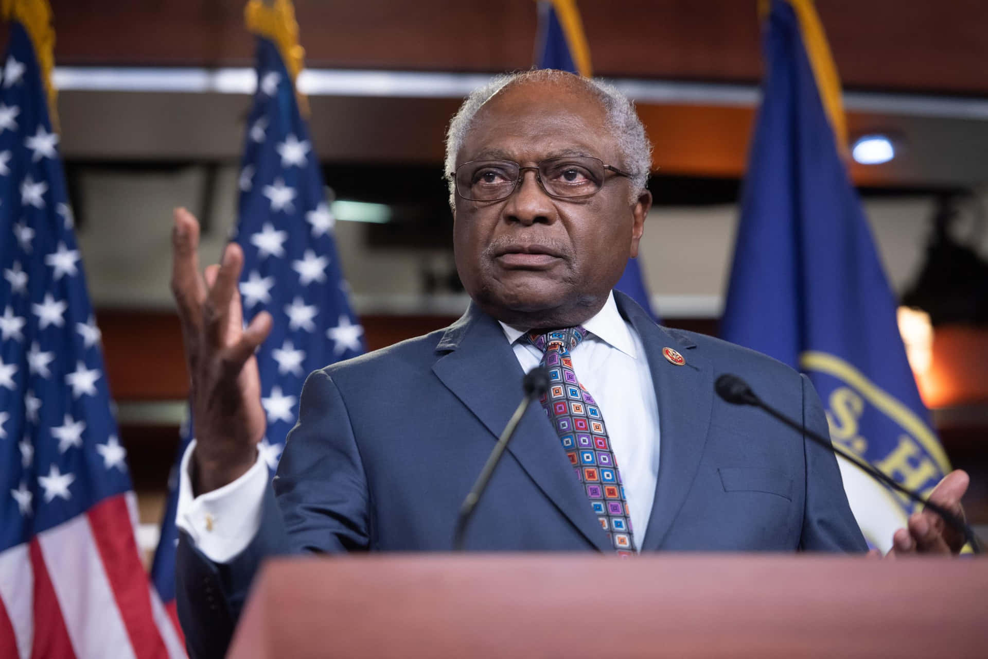 Jim Clyburn Gesturing Hands