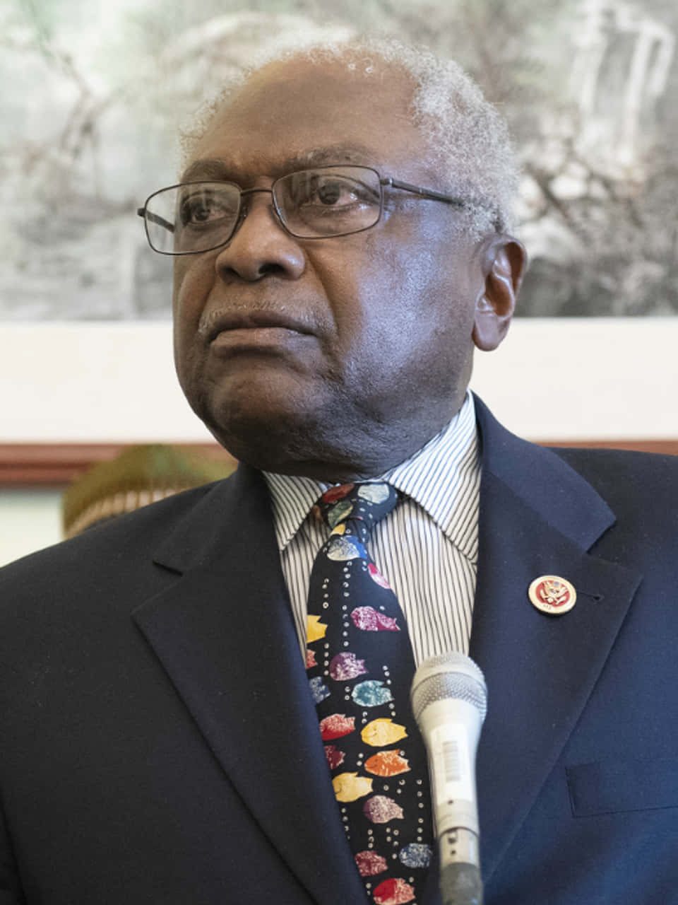 Jim Clyburn Looking Far Portrait