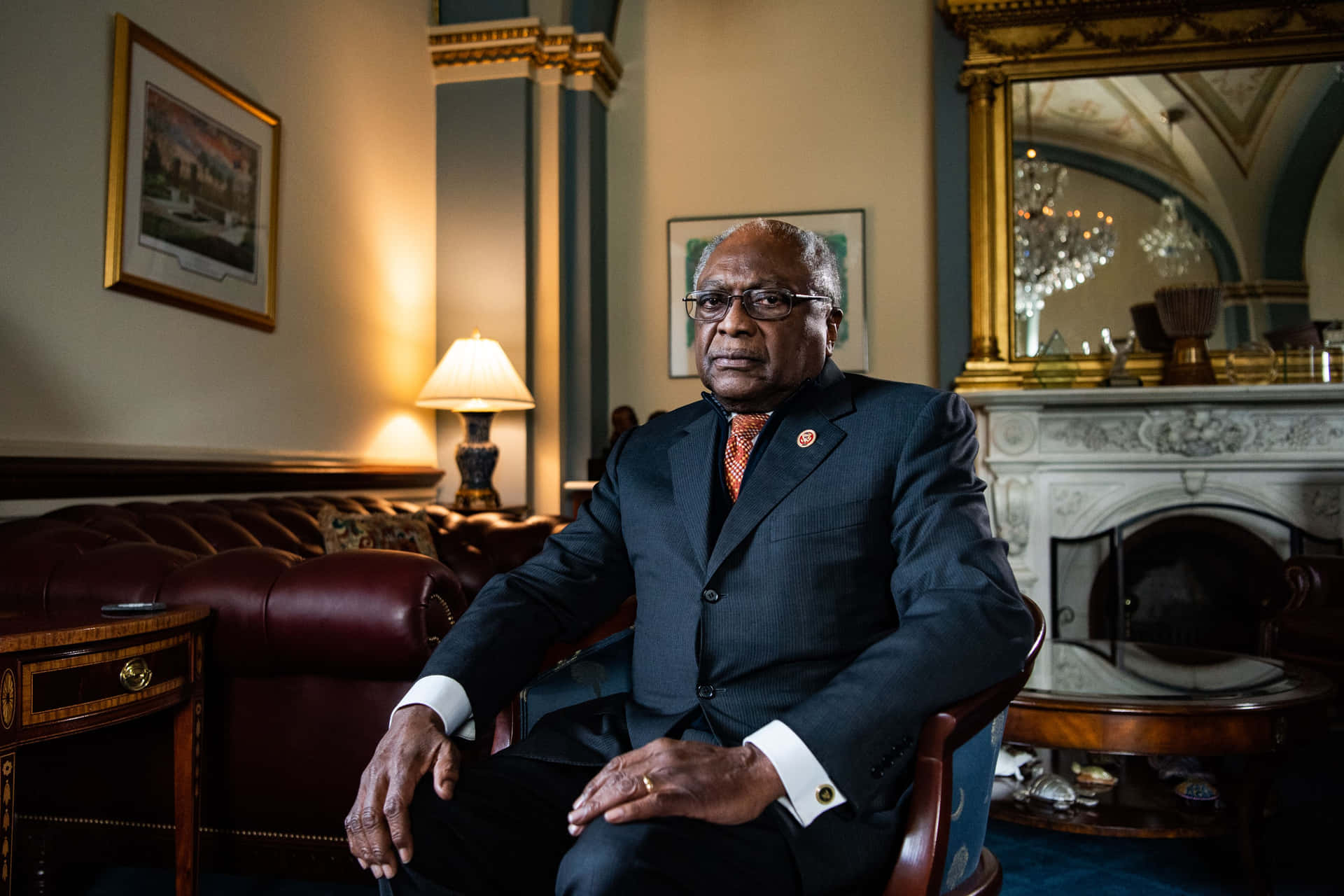 Jim Clyburn Sitting Cool Background