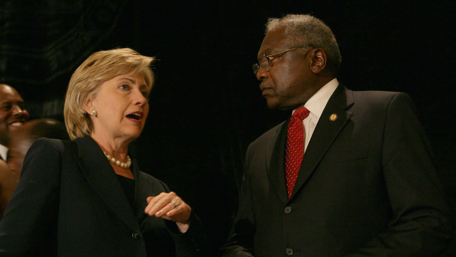 Jim Clyburn With Hillary Clinton