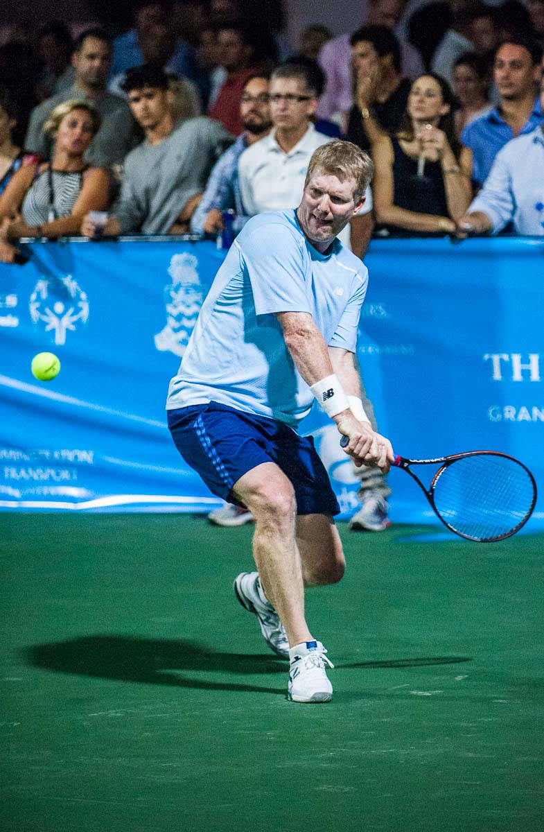 Jim Courier - A Force On The Tennis Court Background