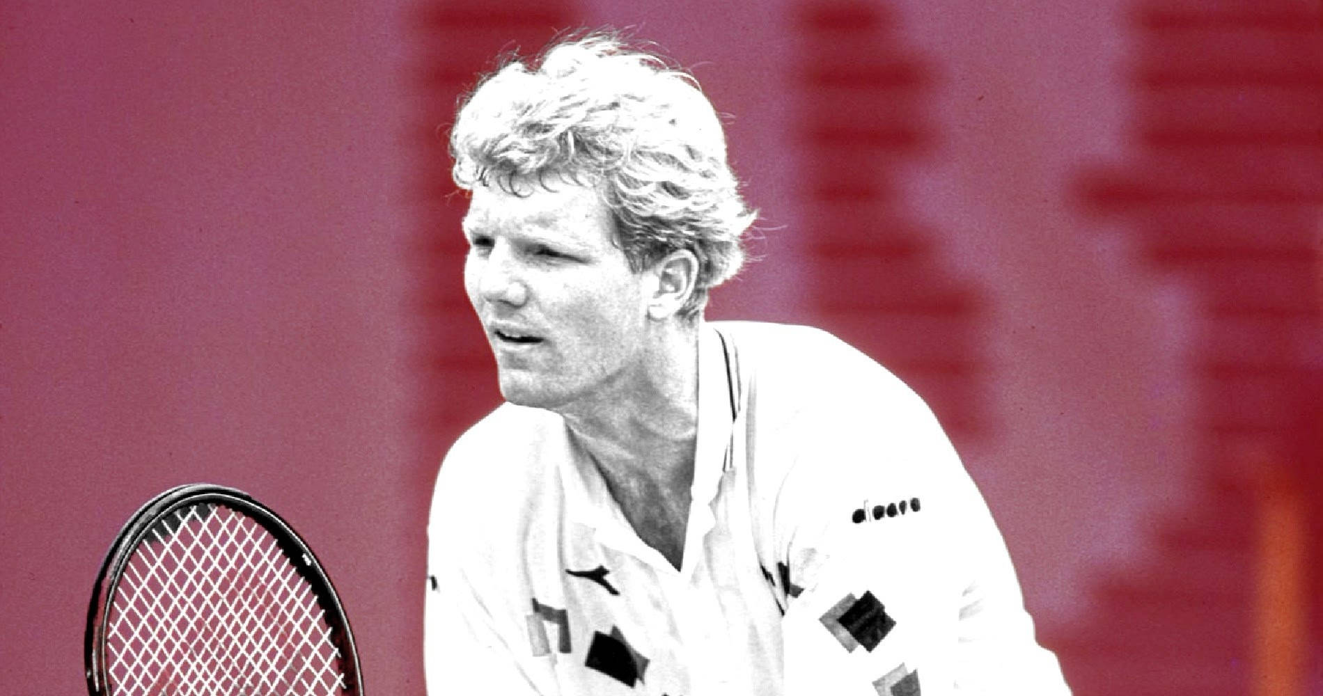 Jim Courier Showcasing His Skills During His Early Days In Tennis Background