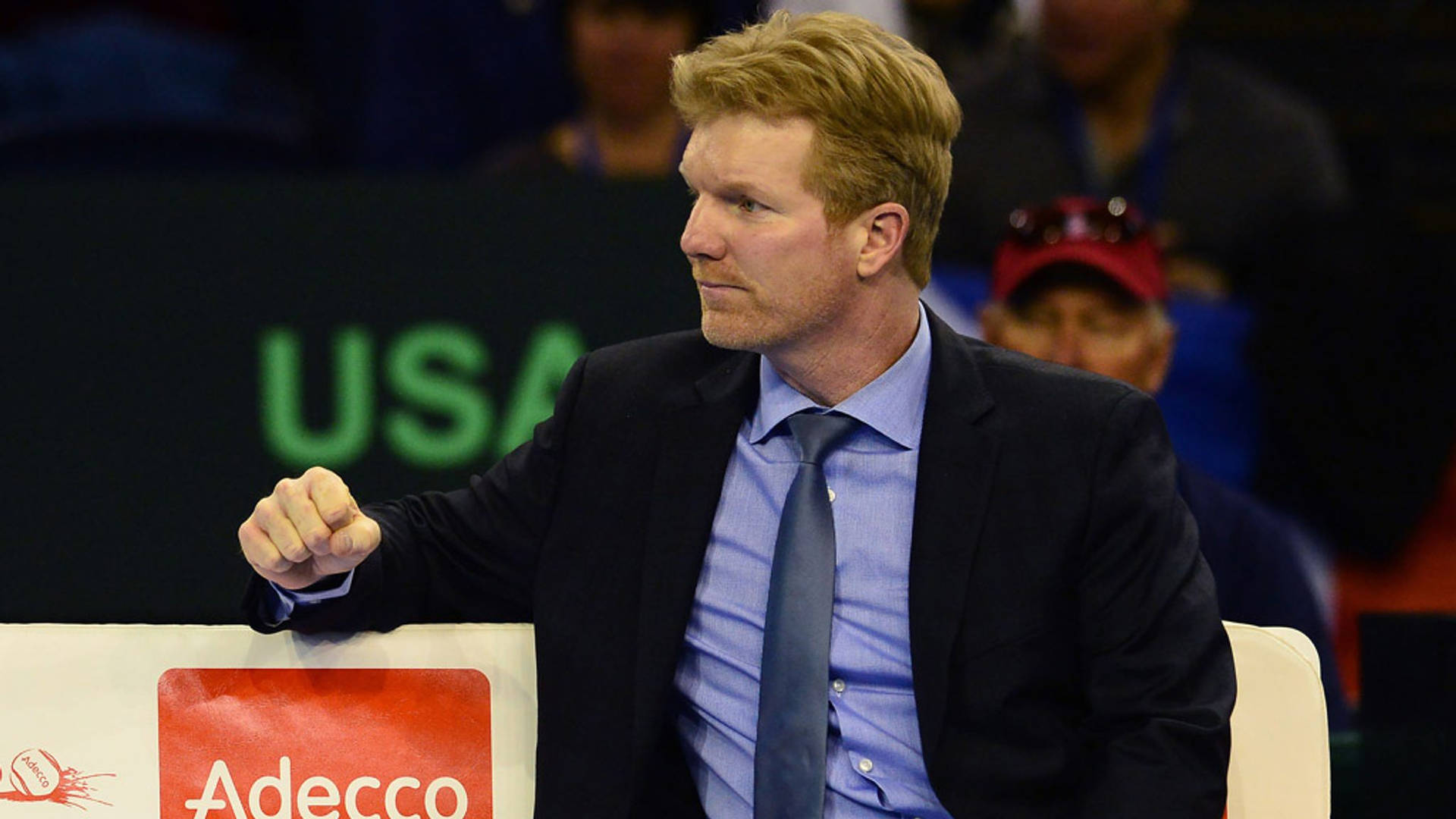 Jim Courier Sports Interview Background