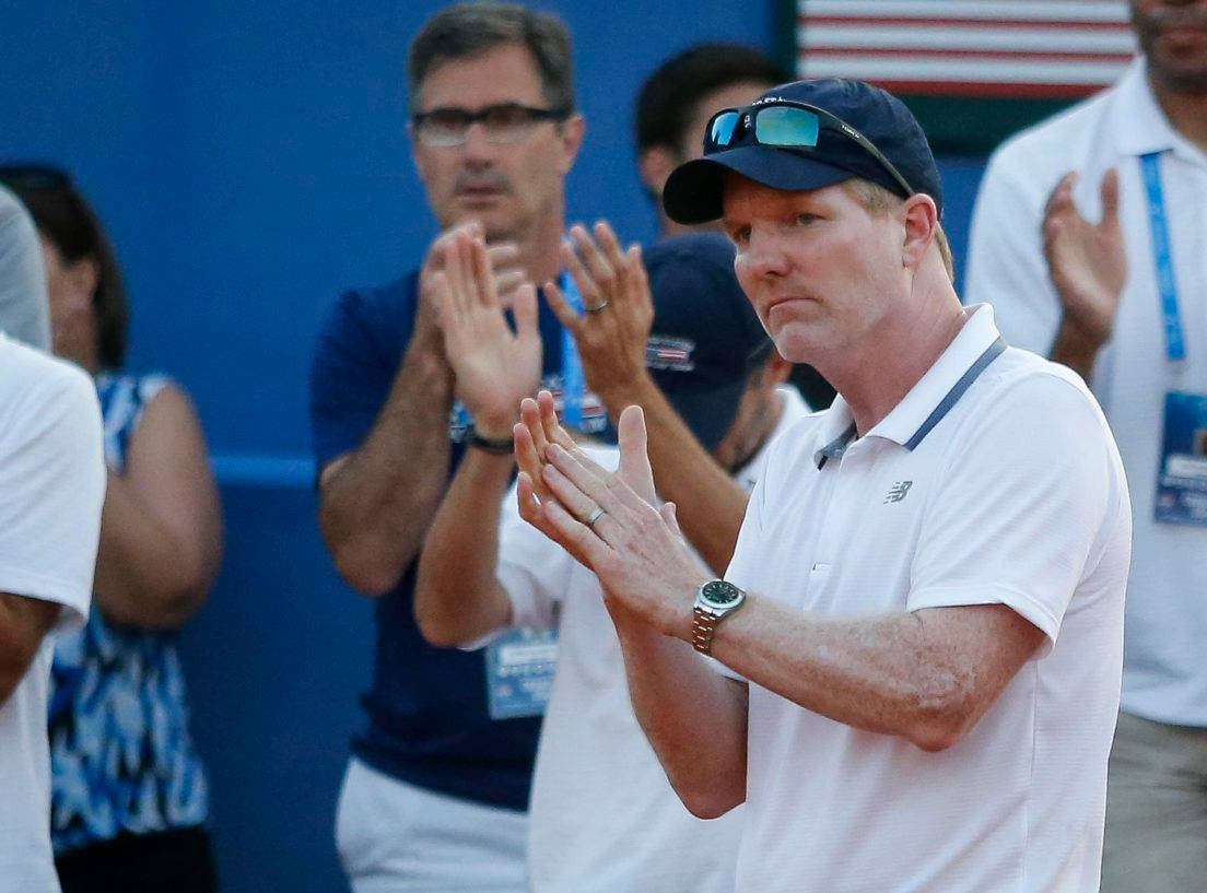 Jim Courier Tennis Match