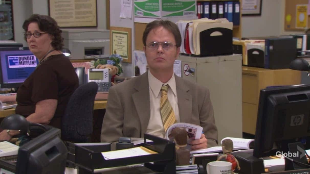 Jim Halpert Isn't The Only One Who Just Can't Contain His Excitement When It Comes To Dwight Schrute Background