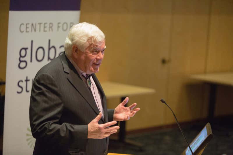 Jim Mcdermott Delivering Speech
