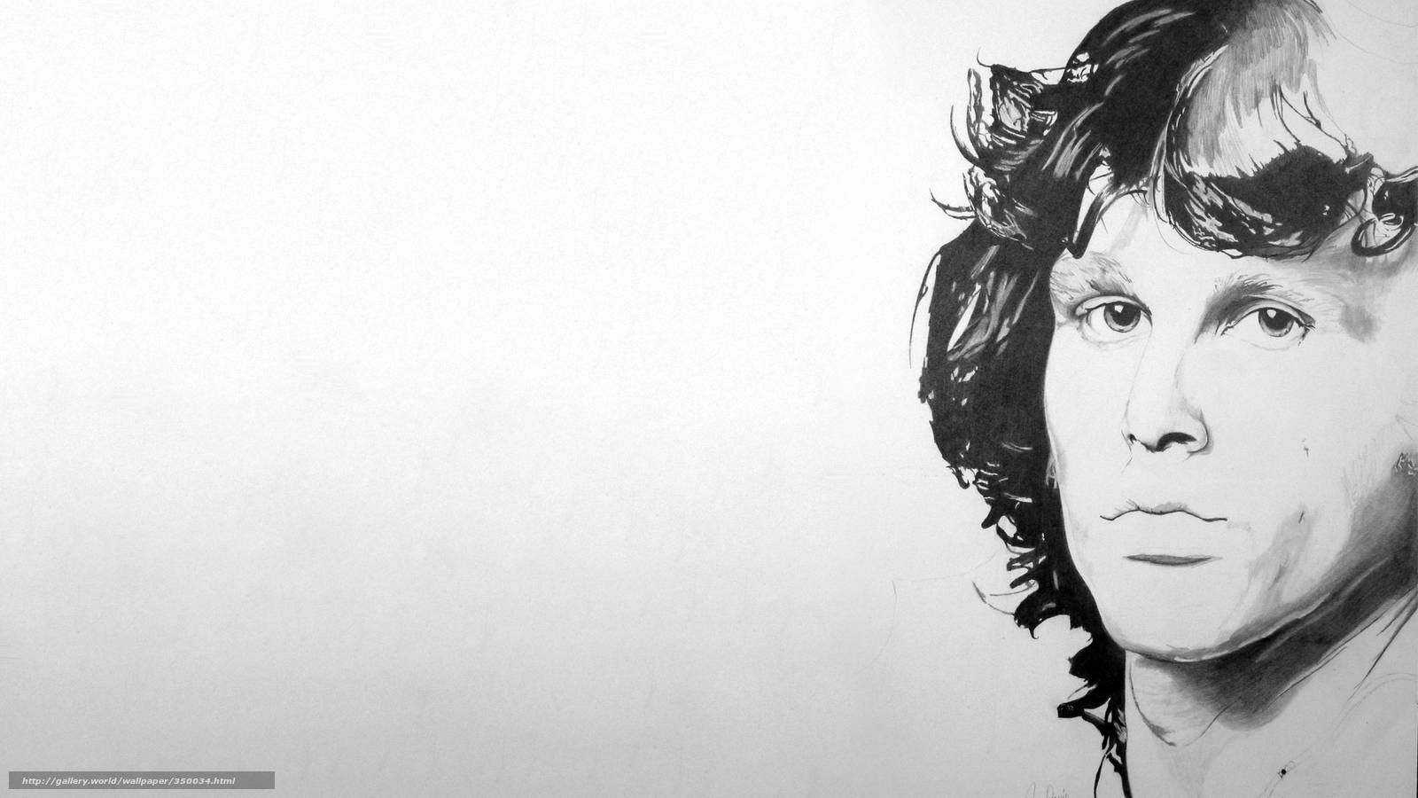 Jim Morrison Pencil Drawing