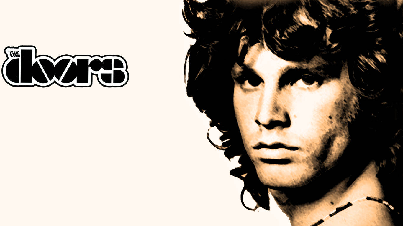 Jim Morrison Sepia