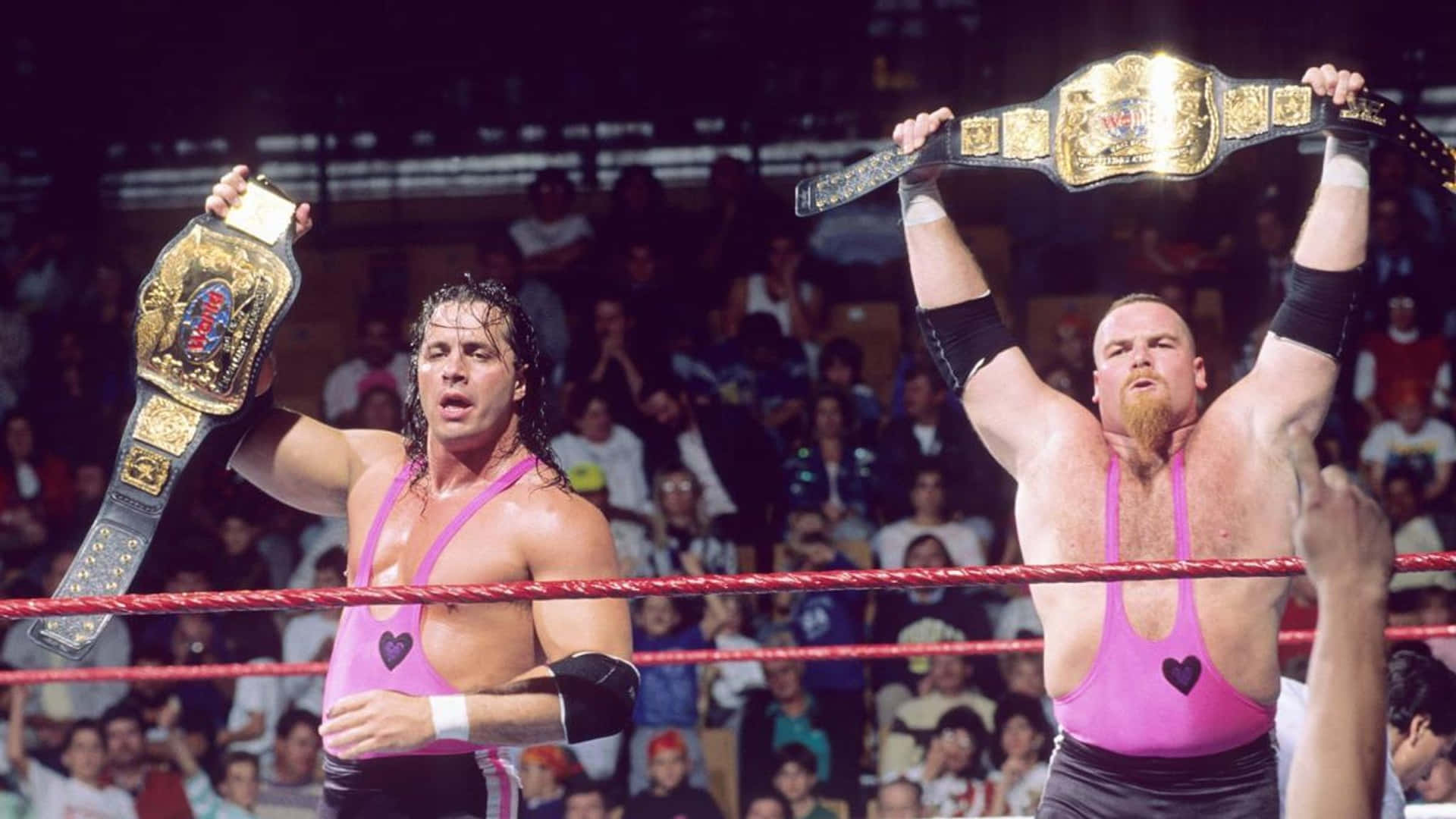 Jim Neidhart And Bret Hart, The Foundation Of Hart Foundation Background
