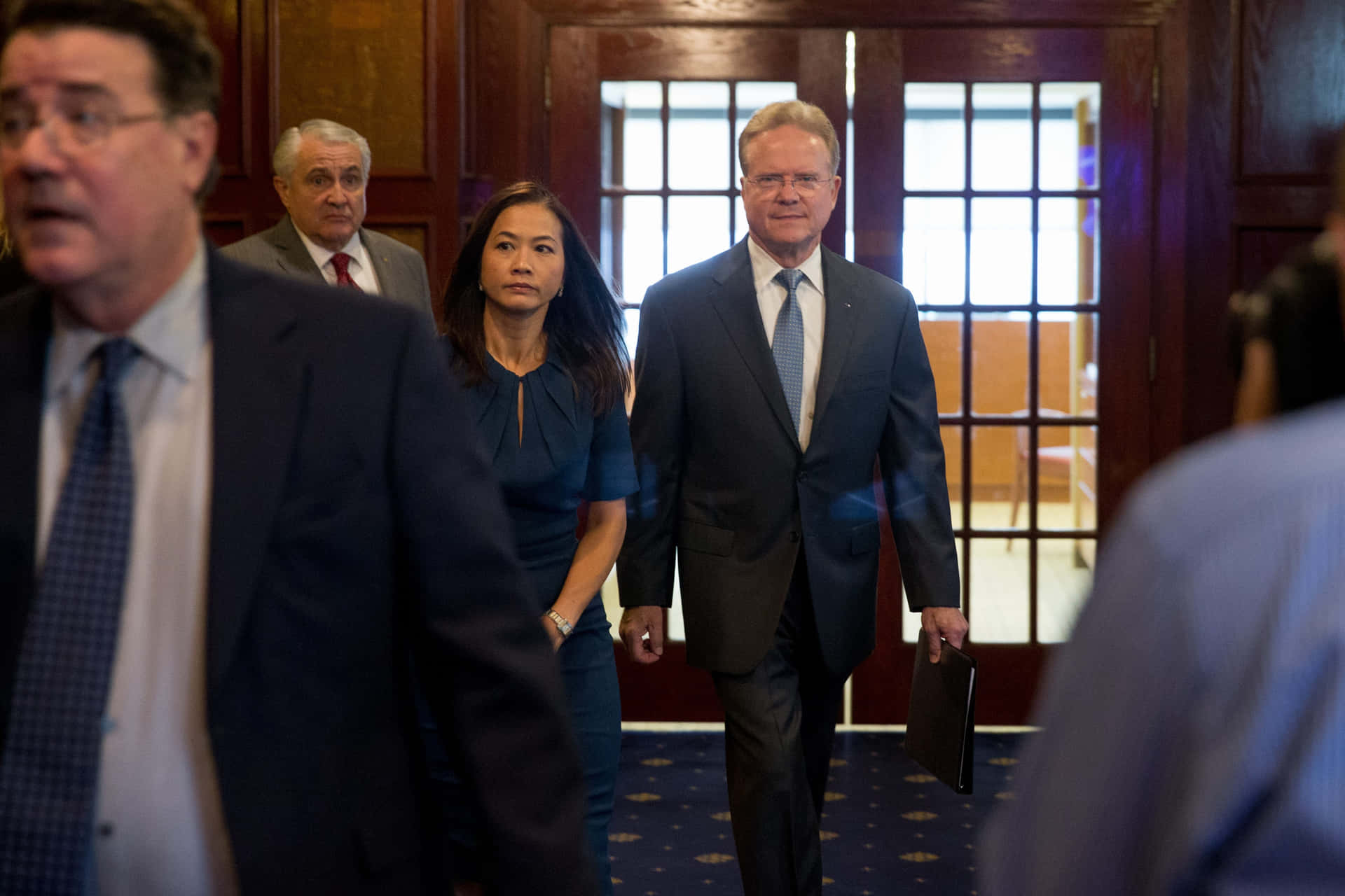 Jim Webb And Wife Walking Background