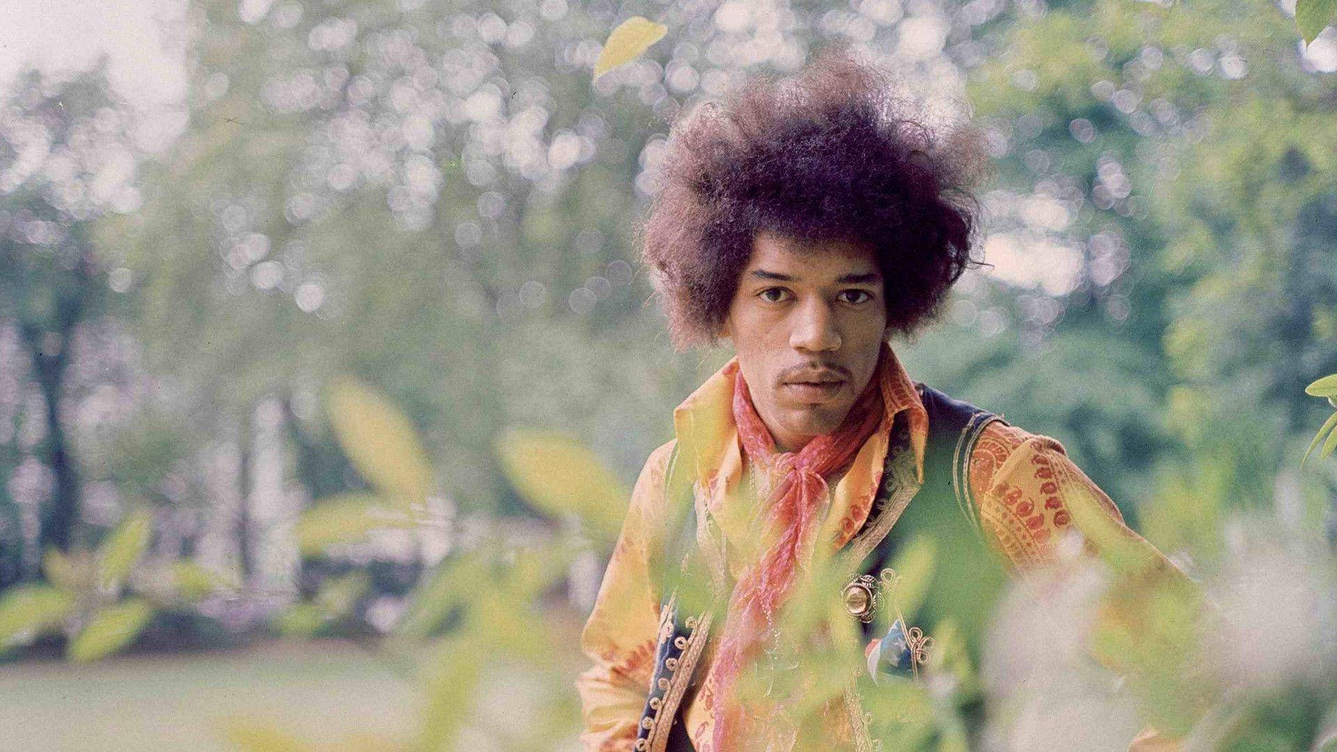 Jimi Hendrix Funky Focus Shot Background