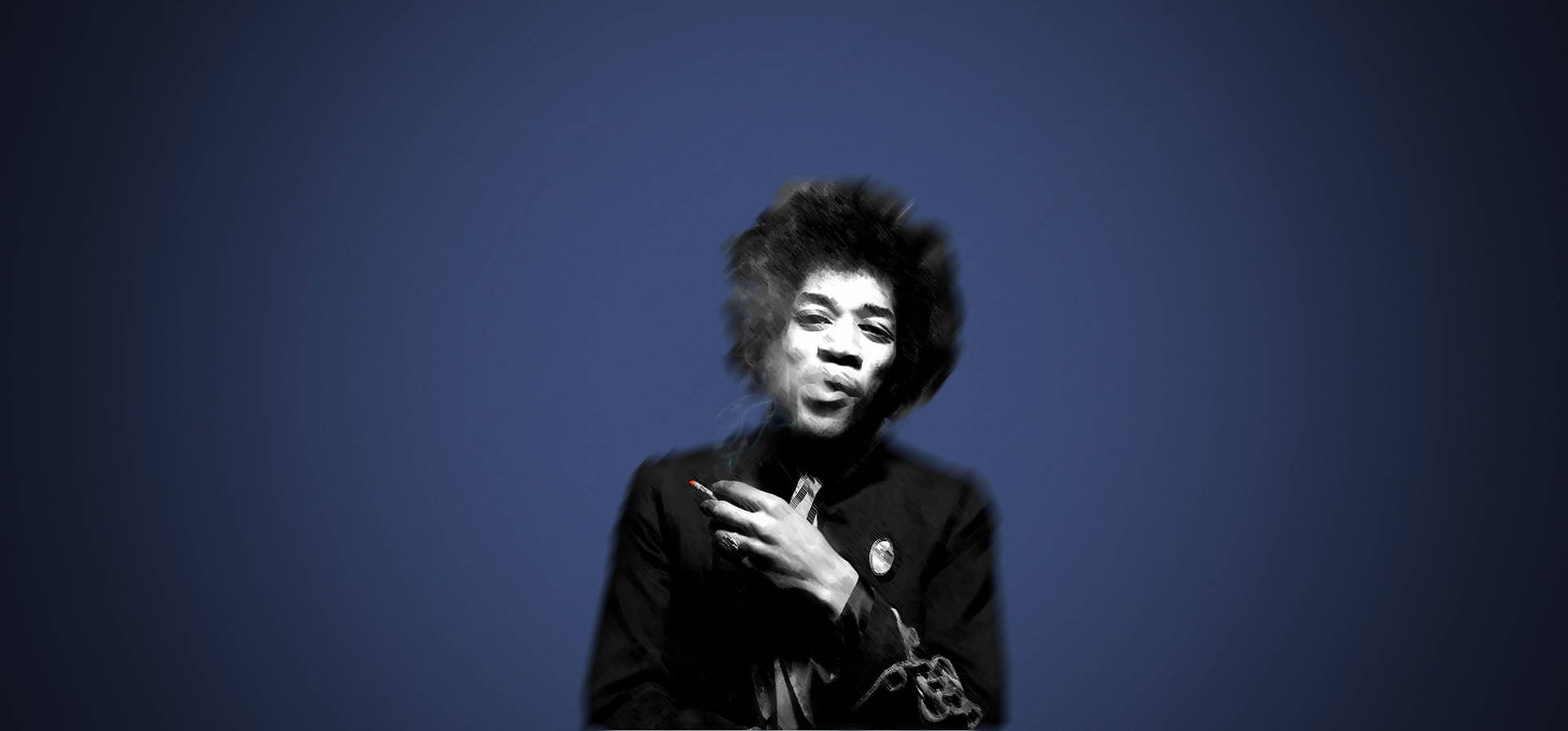 Jimi Hendrix Indigo Background