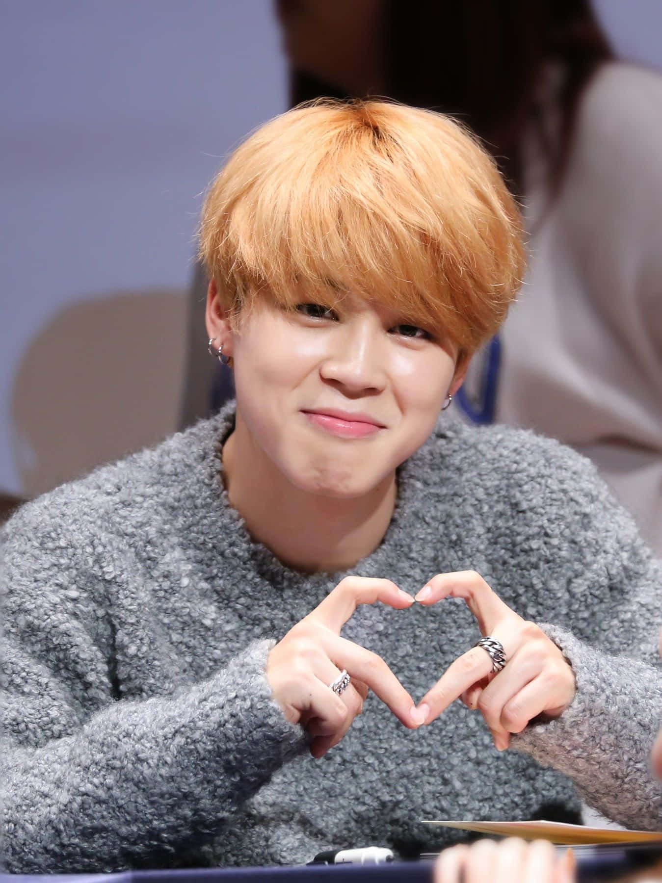 Jimin Bts Finger Heart Fan Meeting