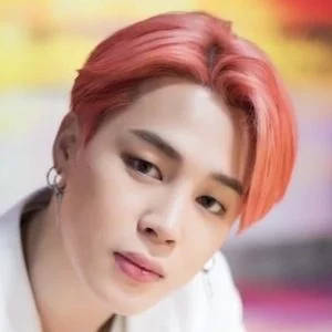 Jimin Of Bts Pink Hair Background