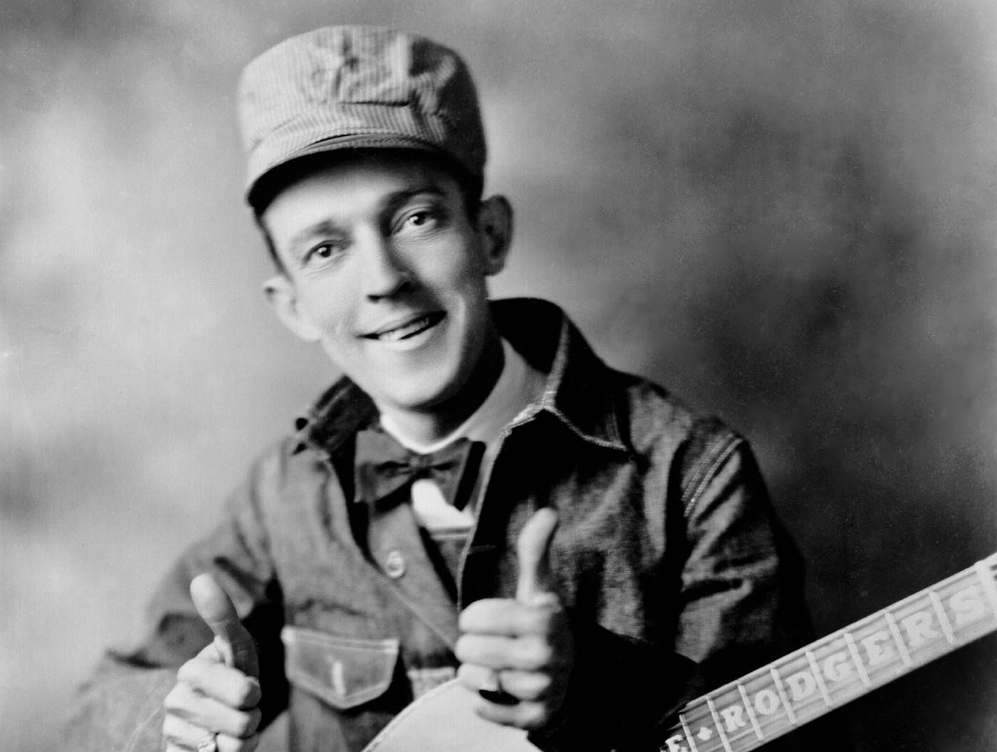 Jimmie Rodgers Remastered Portrait Background