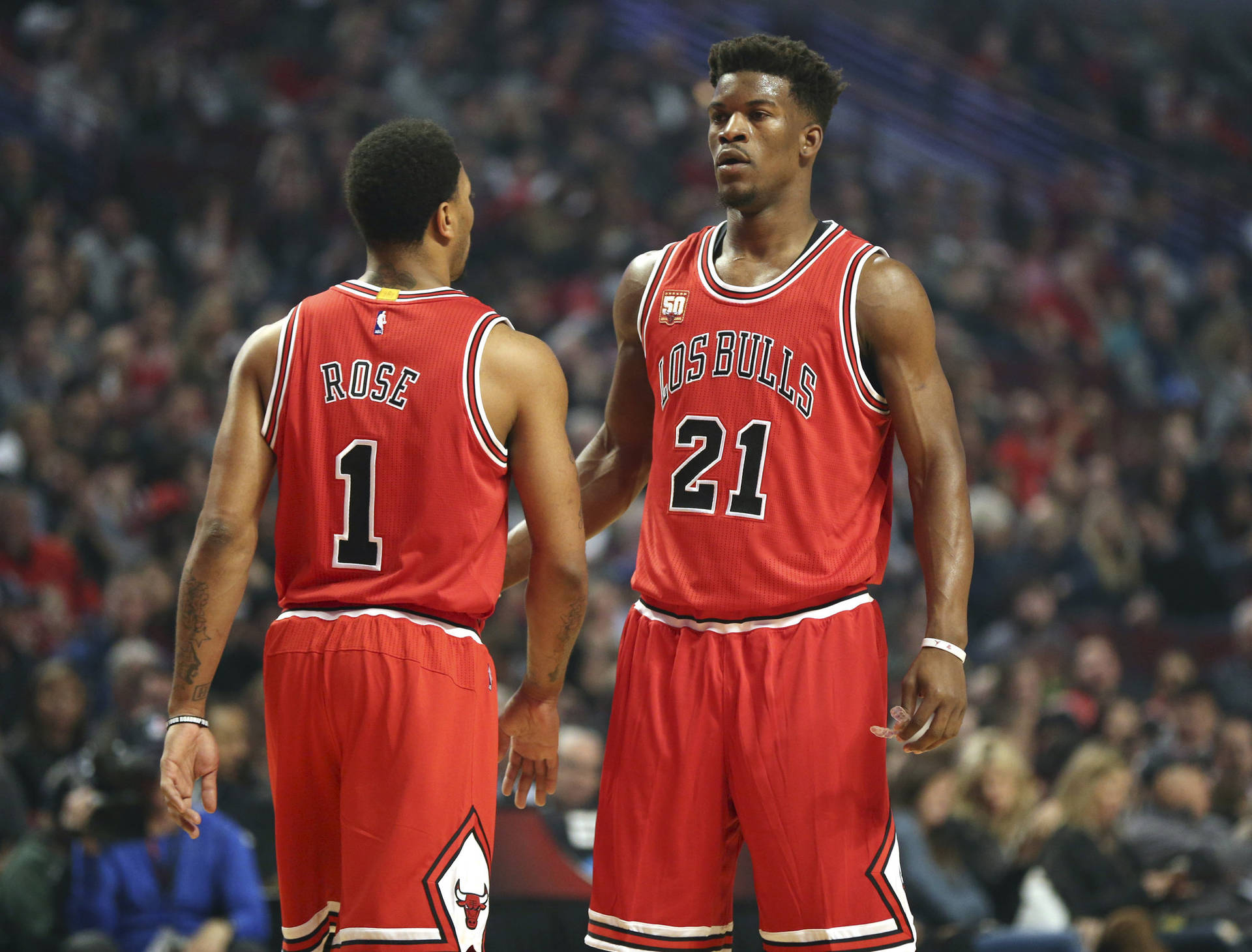 Jimmy Butler Los Bulls With Rose