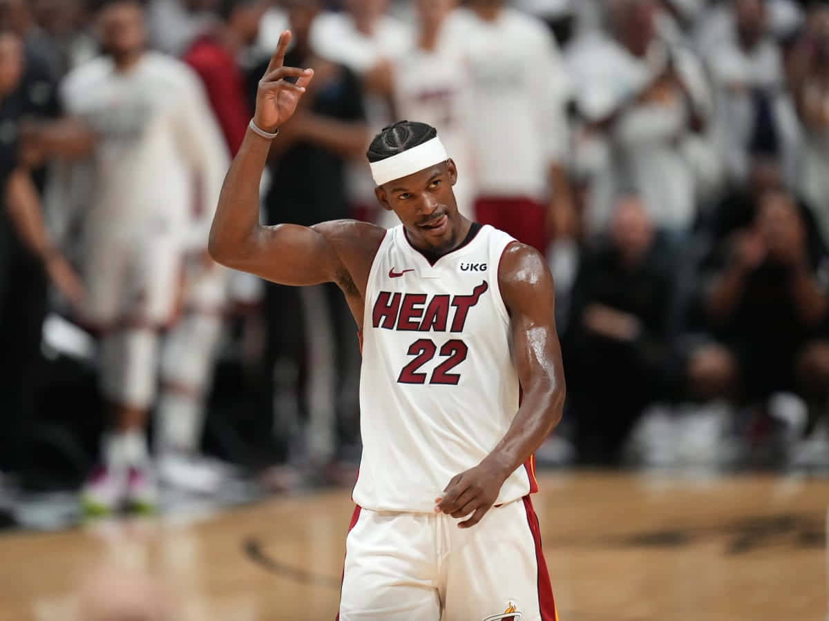 Jimmy Butler Miami Heat Celebration Background