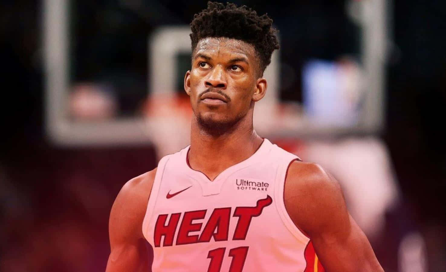Jimmy Butler Miami Heat Pink Jersey