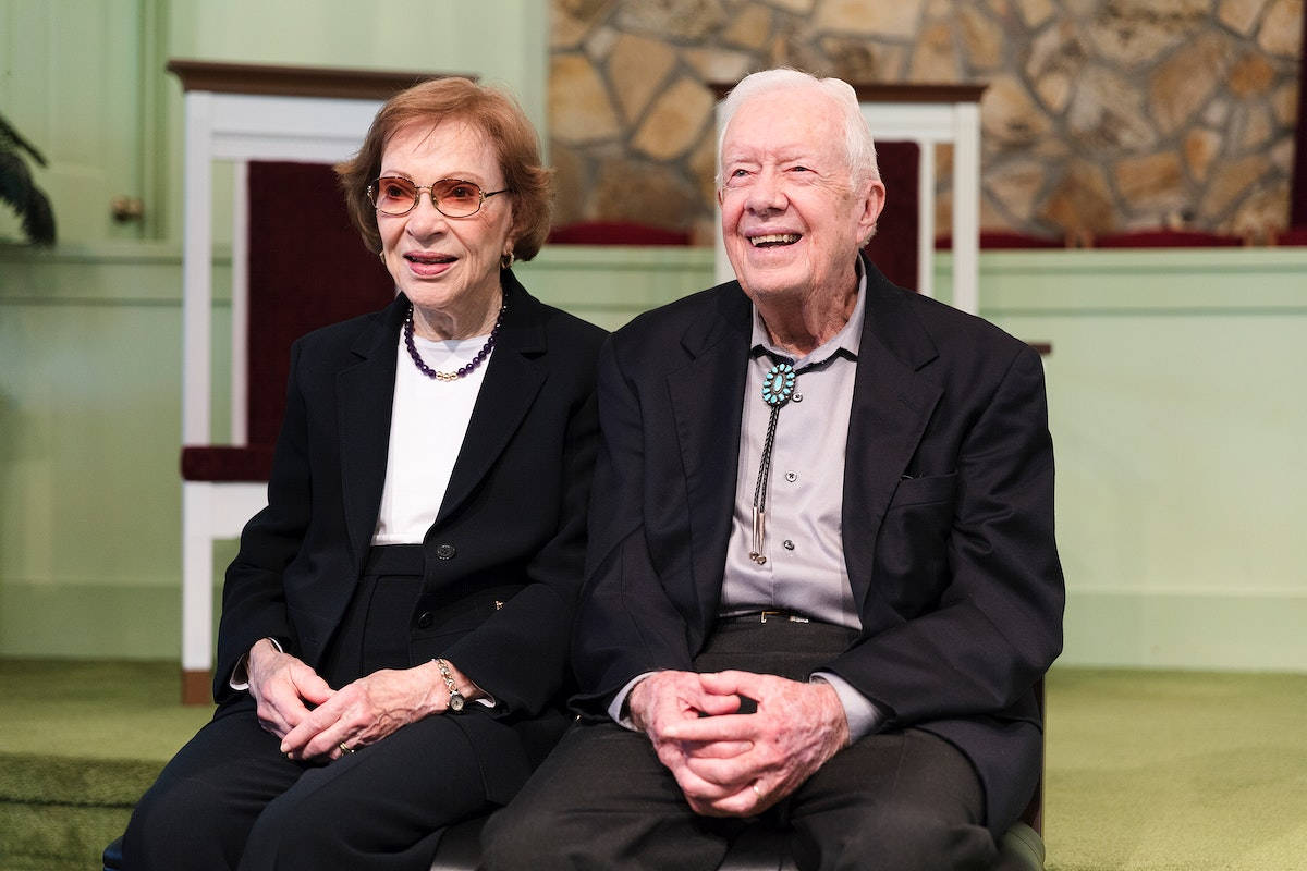 Jimmy Carter And His Wife Recent Photo Background