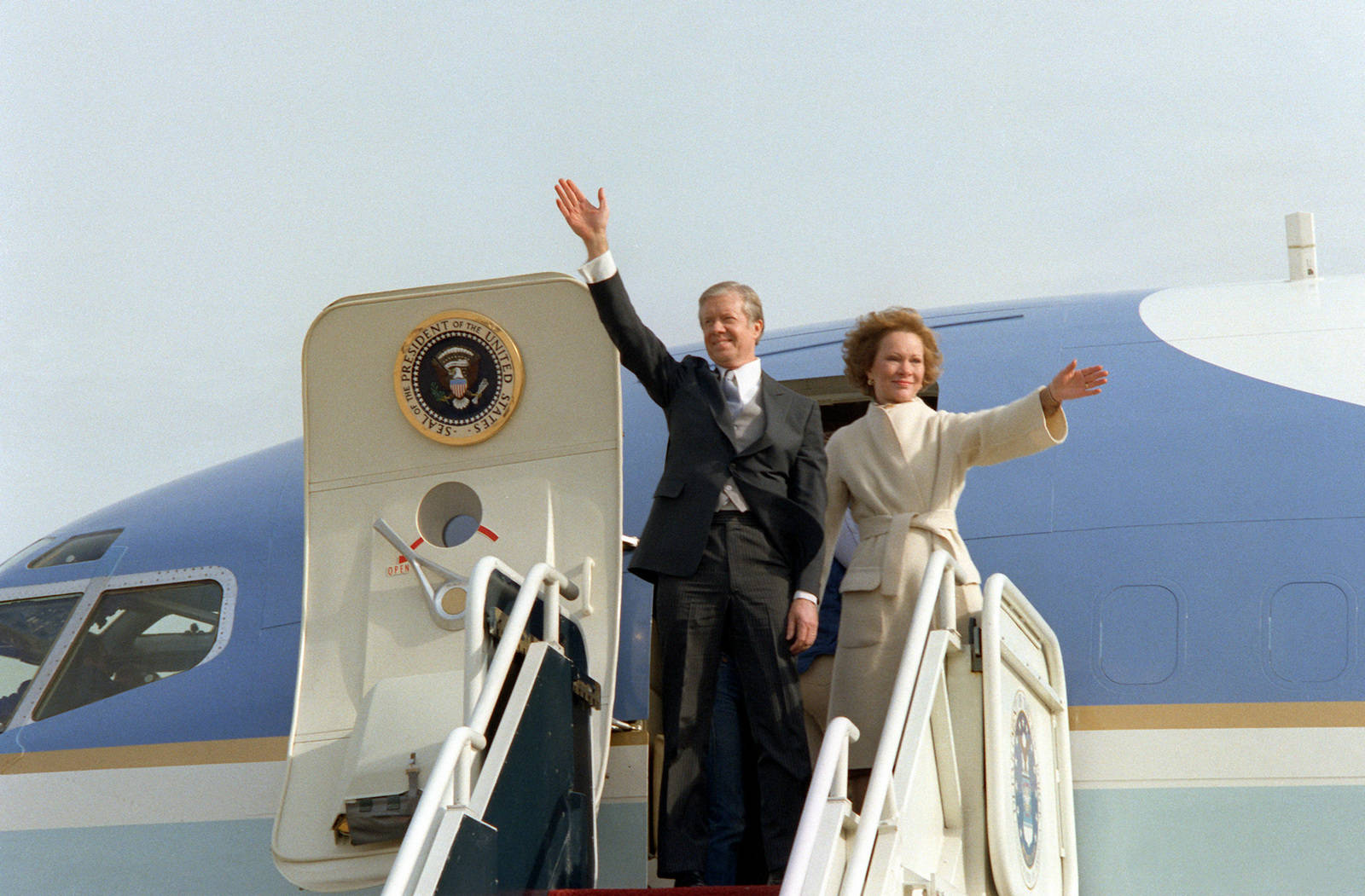 Jimmy Carter And His Wife