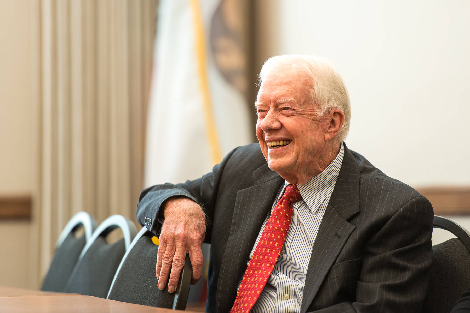 Jimmy Carter Chuckles Background