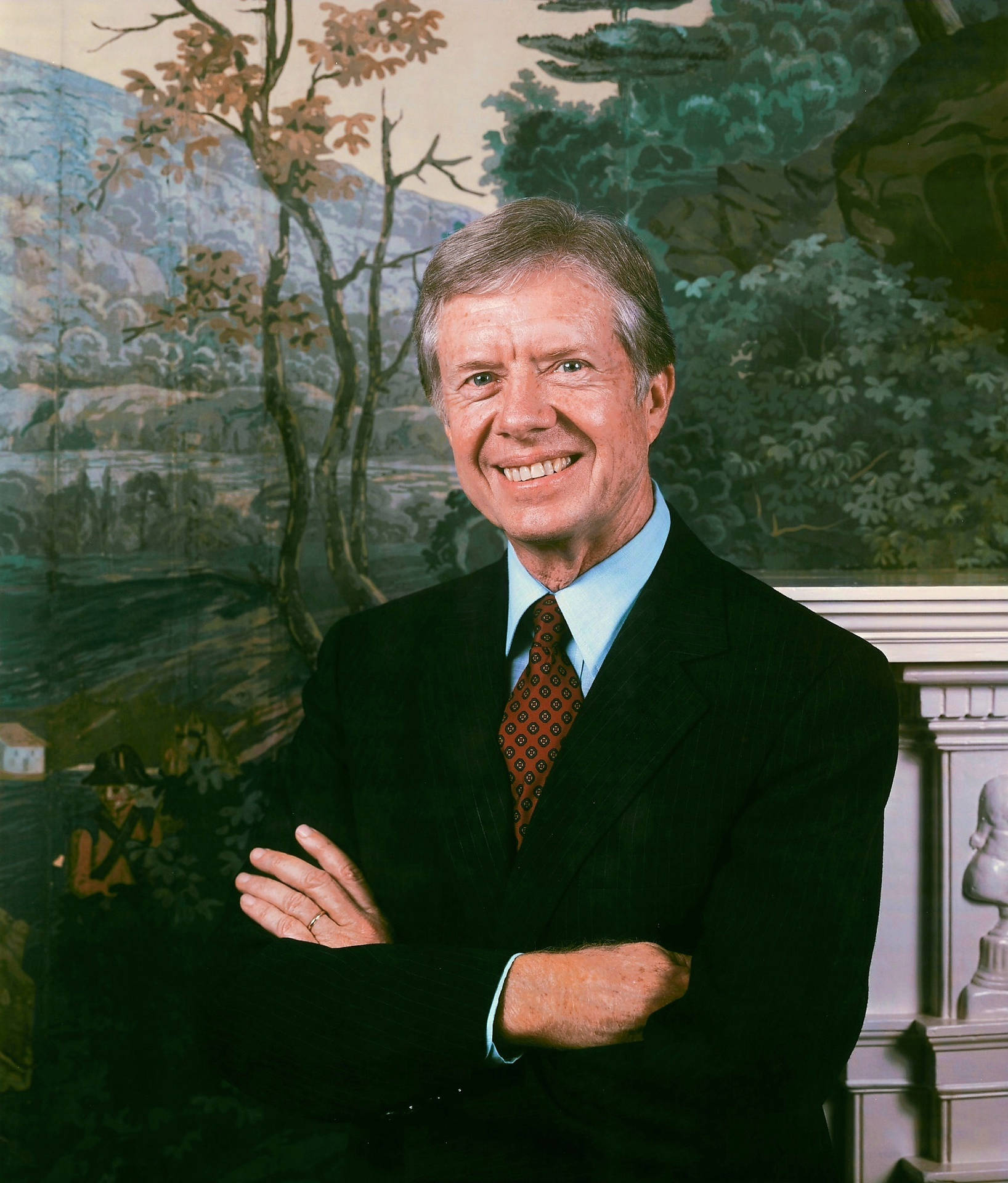 Jimmy Carter Official Portrait Background