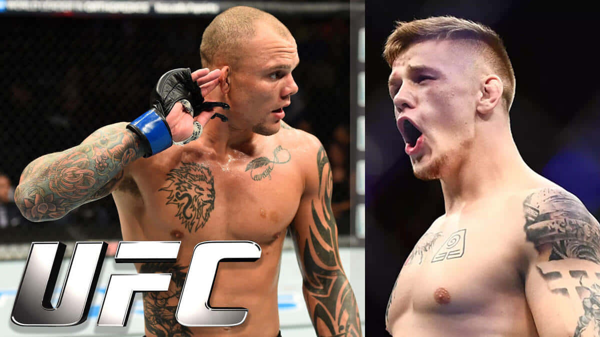 Jimmy Crute And Anthony Smith Face To Face Background